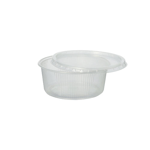 100 Verpackungsbecher, PP rund 200 ml Ø 10,1 cm · 4,3 cm transparent
