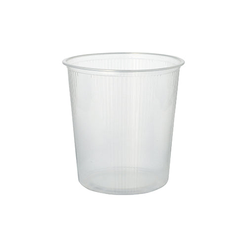 100 Verpackungsbecher, PP rund 500 ml Ø 10,1 cm · 10,3 cm transparent