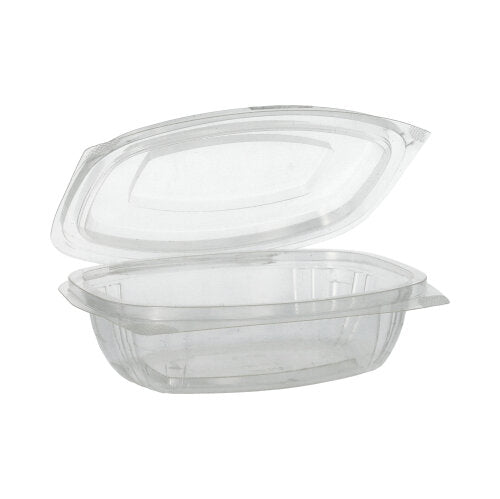 50 Feinkost- und Salatschalen mit Klappdeckeln, PLA "pure" 375 ml 4,8 cm x 16,1 cm x 13,2 cm