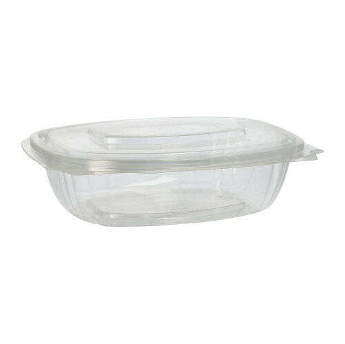 50 Feinkost- und Salatschalen mit Klappdeckeln, PLA "pure" 750 ml 6,6 cm x 20,5 cm x 16,8 cm