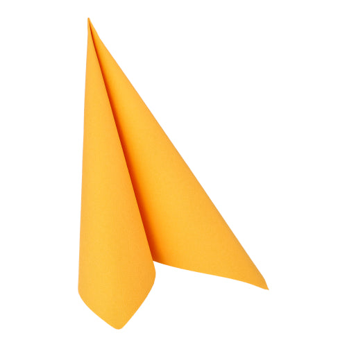 50 Servietten "ROYAL Collection" 1/4-Falz 40 cm x 40 cm orange