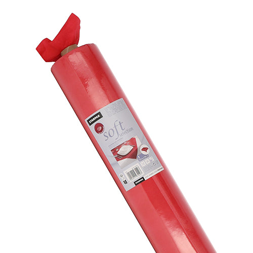 Tischdecke, stoffähnlich, Vlies "soft selection" 25 m x 1,18 m rot