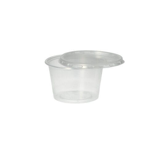 50 Dressingbecher, PP rund 100 ml Ø 7,1 cm · 4,3 cm transparent