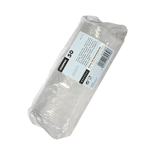 50 Deckel für Dressingbecher, PP rund Ø 7,1 cm · 0,5 cm transparent