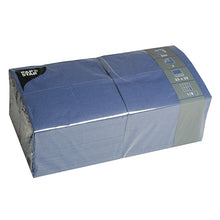 Lade das Bild in den Galerie-Viewer, 250 Servietten, 3-lagig 1/8-Falz 33 cm x 33 cm dunkelblau
