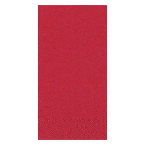 250 Servietten, 3-lagig 1/8-Falz 33 cm x 33 cm rot