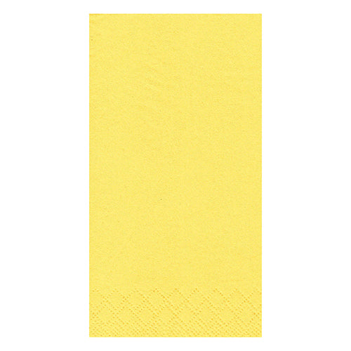 250 Servietten, 3-lagig 1/8-Falz 33 cm x 33 cm gelb