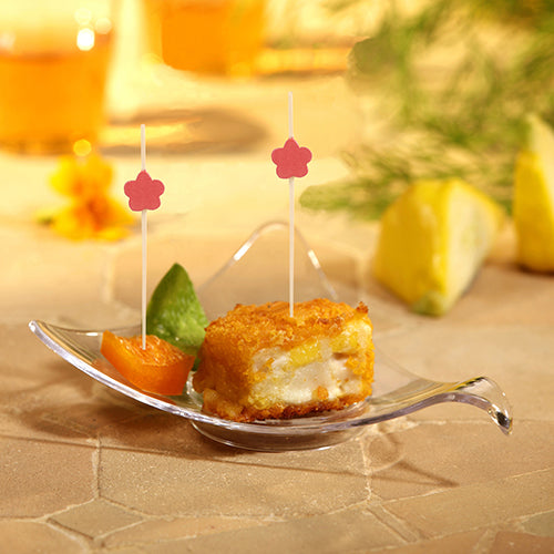 100 Fingerfood - Picker 7 cm "Flower"