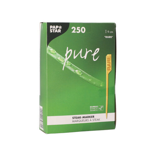 250 Steak-Marker "pure" 9 cm "RARE"