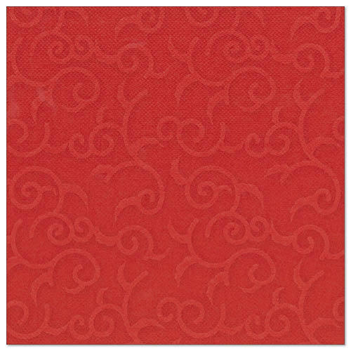 50 Servietten "ROYAL Collection" 1/4-Falz 40 cm x 40 cm rot "Casali"