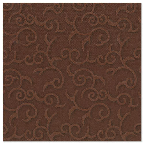 50 Servietten "ROYAL Collection" 1/4-Falz 40 cm x 40 cm braun "Casali"