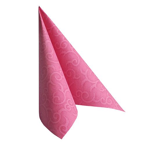 50 Servietten "ROYAL Collection" 1/4-Falz 40 cm x 40 cm fuchsia "Casali"