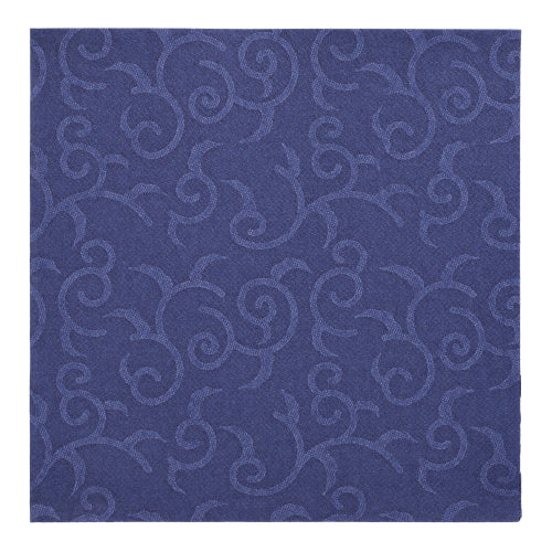 50 Servietten "ROYAL Collection" 1/4-Falz 40 cm x 40 cm dunkelblau "Casali"