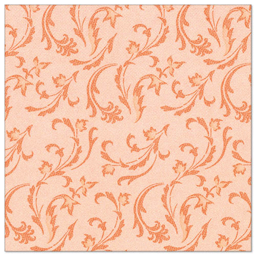 50 Servietten "ROYAL Collection" 1/4-Falz 40 cm x 40 cm nektarine "Damascato"