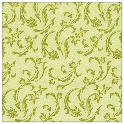50 Servietten "ROYAL Collection" 1/4-Falz 40 cm x 40 cm olivgrün "Damascato"