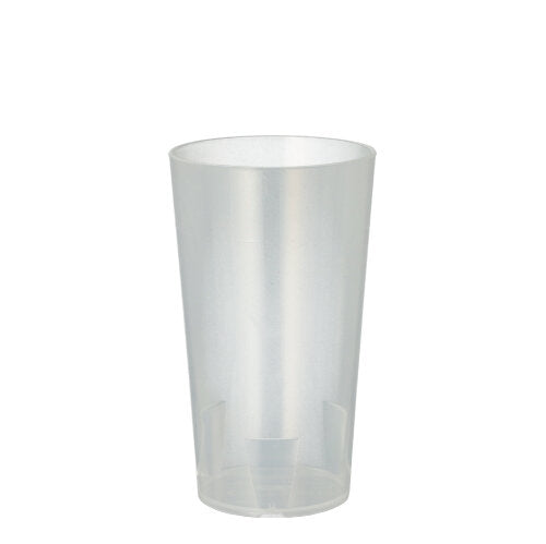 10 Mehrweg-Trinkbecher 0,2 l Ø 6,5 cm · 11,4 cm transluzent unzerbrechlich