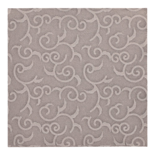 20 Servietten "ROYAL Collection" 1/4-Falz 40 cm x 40 cm grau "Casali"