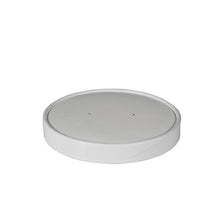 Lade das Bild in den Galerie-Viewer, 50 Deckel für Suppenbecher, Pappe &quot;To Go&quot; rund Ø 9,9 cm weiss
