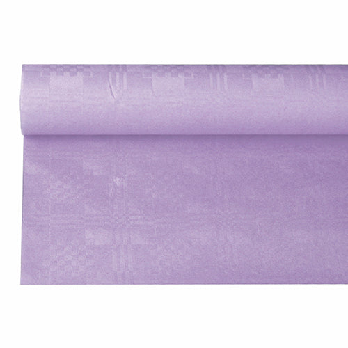 Papiertischtuch mit Damastprägung 6 m x 1,2 m lila