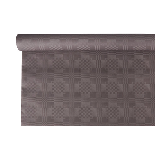 Papiertischtuch mit Damastprägung 6 m x 1,2 m grau