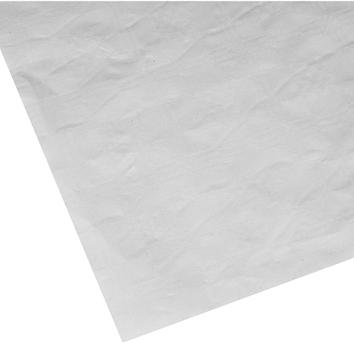 250 Blatt Papiertischtuch mit Damastprägung eckig 70 cm x 60 cm weiss