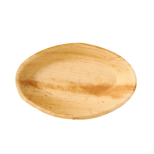 25 Schalen, Palmblatt "pure" oval 300 ml 20 cm x 12,5 cm x 3 cm