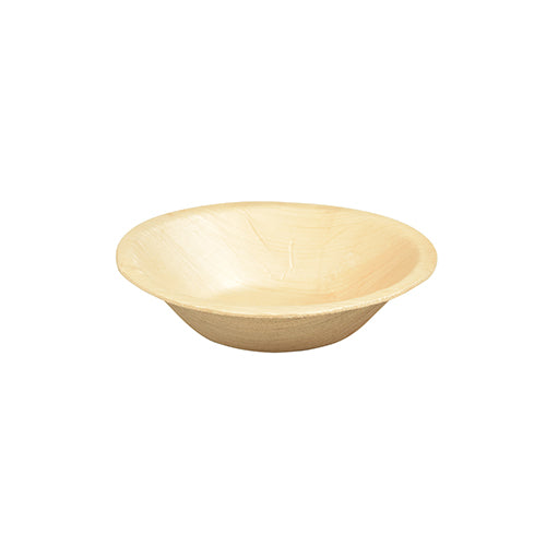25 Schalen, Palmblatt "pure" rund 200 ml Ø 13 cm · 3 cm