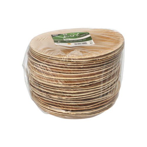 25 Teller, Palmblatt "pure" rund Ø 18,5 cm · 2,5 cm