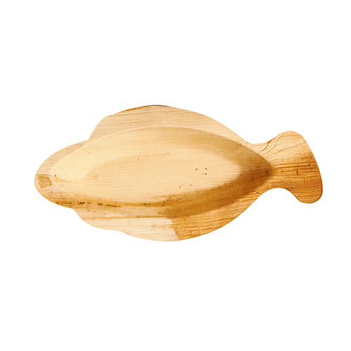 25 Teller, Palmblatt "pure" 24 cm x 11 cm x 2,5 cm "Fisch"