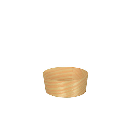 50 Fingerfood - Schalen, Holz "pure" rund Ø 5 cm · 2 cm