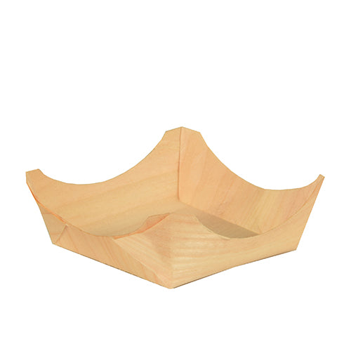 50 Fingerfood - Schalen, Holz "pure" eckig 3 cm x 8 cm x 8 cm