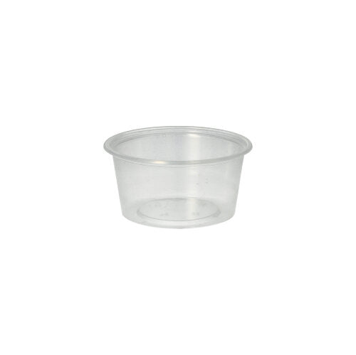 50 Dressingbecher, PP rund 80 ml Ø 7,1 cm · 3,5 cm transparent