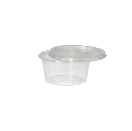 50 Dressingbecher, PP rund 80 ml Ø 7,1 cm · 3,5 cm transparent