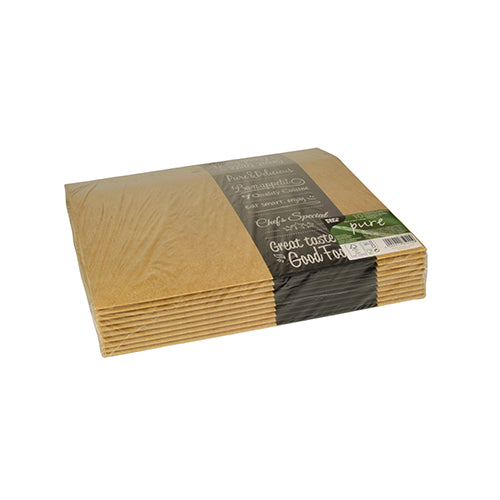 10 Transport- und Catering-Kartons "pure" eckig 8 cm x 24,5 cm x 35,5 cm "Good Food" klein