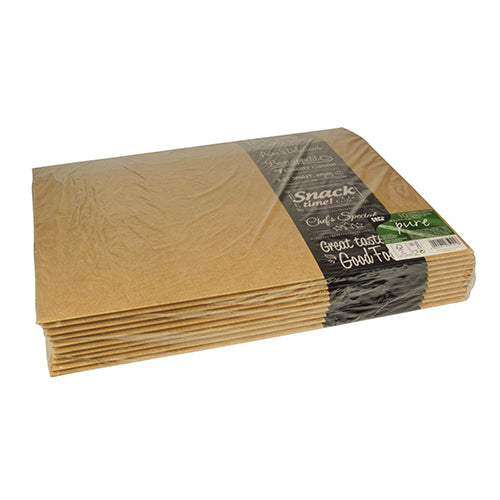 10 Transport- und Catering-Kartons "pure" eckig 8 cm x 31,5 cm x 46,2 cm "Good Food" mittel