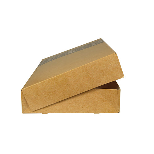 10 Transport- und Catering-Kartons "pure" eckig 8 cm x 31,5 cm x 46,2 cm "Good Food" mittel