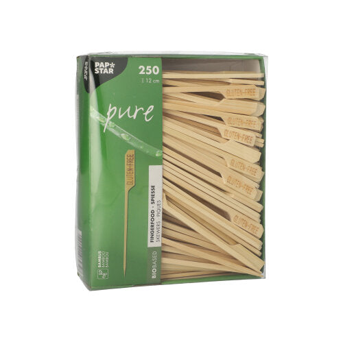 250 Fingerfood - Spieße "pure" 12 cm "GLUTEN-FREE"