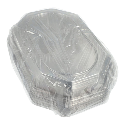 10 Deckel für Servierplatten, PET 6,3 cm x 45 cm x 31,5 cm transparent
