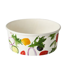 Lade das Bild in den Galerie-Viewer, 45 Salatschalen, Pappe &quot;To Go&quot; 750 ml Ø 15 cm · 6 cm &quot;Salad&quot;
