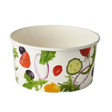Lade das Bild in den Galerie-Viewer, 45 Salatschalen, Pappe &quot;To Go&quot; 1 l Ø 15 cm · 7,5 cm &quot;Salad&quot;
