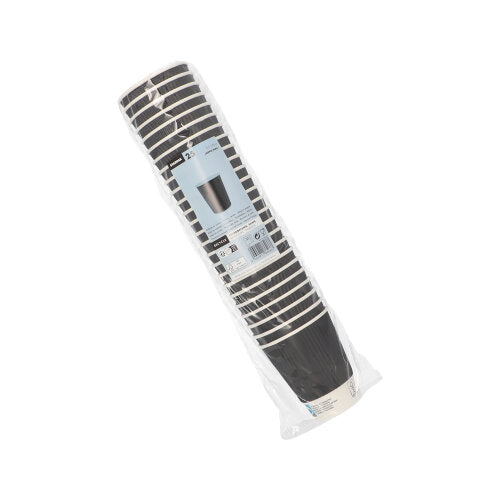 25 Trinkbecher, Pappe "To Go" 0,2 l Ø 8 cm · 9 cm Ripple Wall