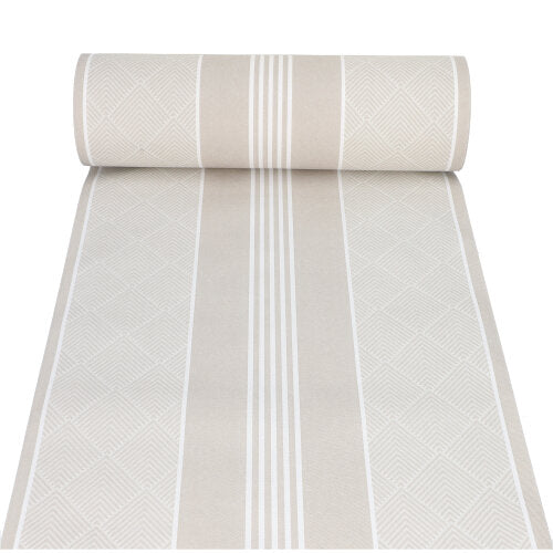 Tischläufer, stoffähnlich, PV-Tissue Mix "ROYAL Collection" 24 m x 40 cm champagner "Elegance"