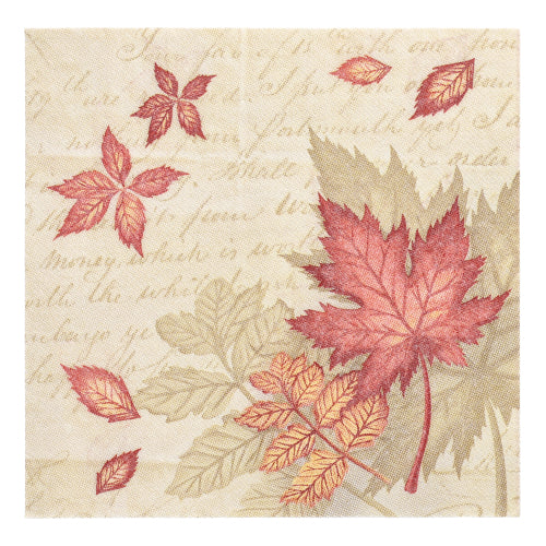 50 Servietten "ROYAL Collection" 1/4-Falz 40 cm x 40 cm "Autumn Colours"