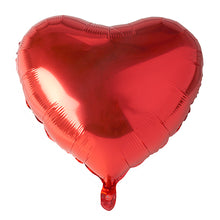 Lade das Bild in den Galerie-Viewer, Folienluftballon Ø 45 cm rot &quot;Heart&quot; large
