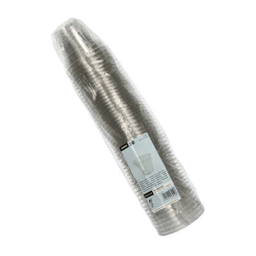 50 Trinkbecher "Hurricane", PET 0,28 l Ø 9,5 cm · 7,3 cm glasklar
