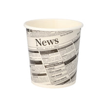 Lade das Bild in den Galerie-Viewer, 50 Snackbecher, Pappe &quot;To Go&quot; rund 470 ml Ø 9,9 cm · 9,9 cm &quot;Newsprint&quot;
