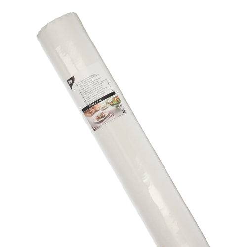 Papiertischtuch mit Damastprägung 50 m x 1 m weiss