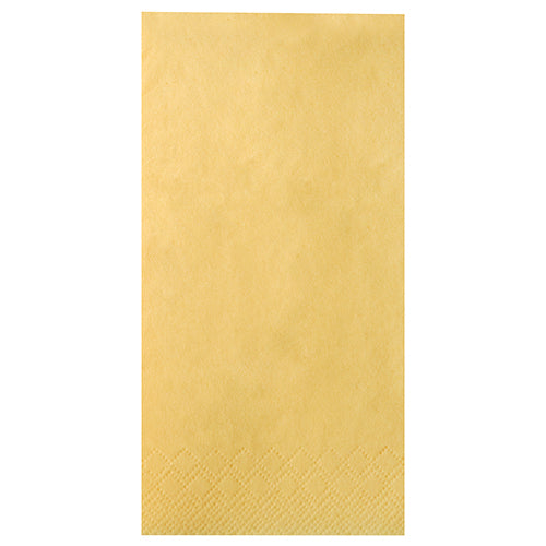 250 Servietten, 3-lagig 1/8-Falz 40 cm x 40 cm gelb