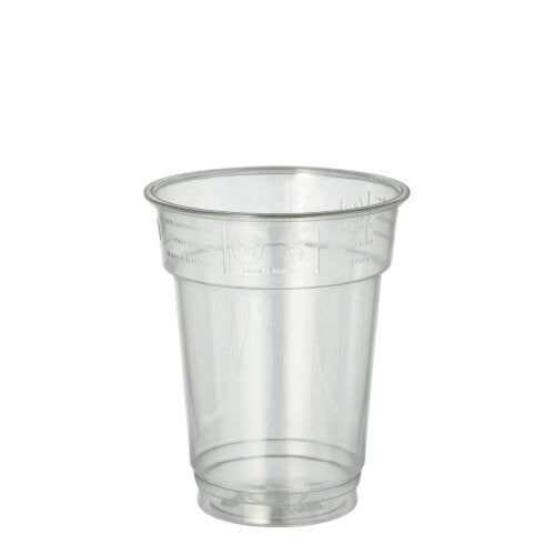 40 Trinkbecher "Hurricane", PET 0,2 l Ø 7,8 cm · 9,7 cm glasklar