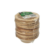Lade das Bild in den Galerie-Viewer, 25 Schalen, Palmblatt &quot;pure&quot; rund 100 ml Ø 10 cm · 3 cm
